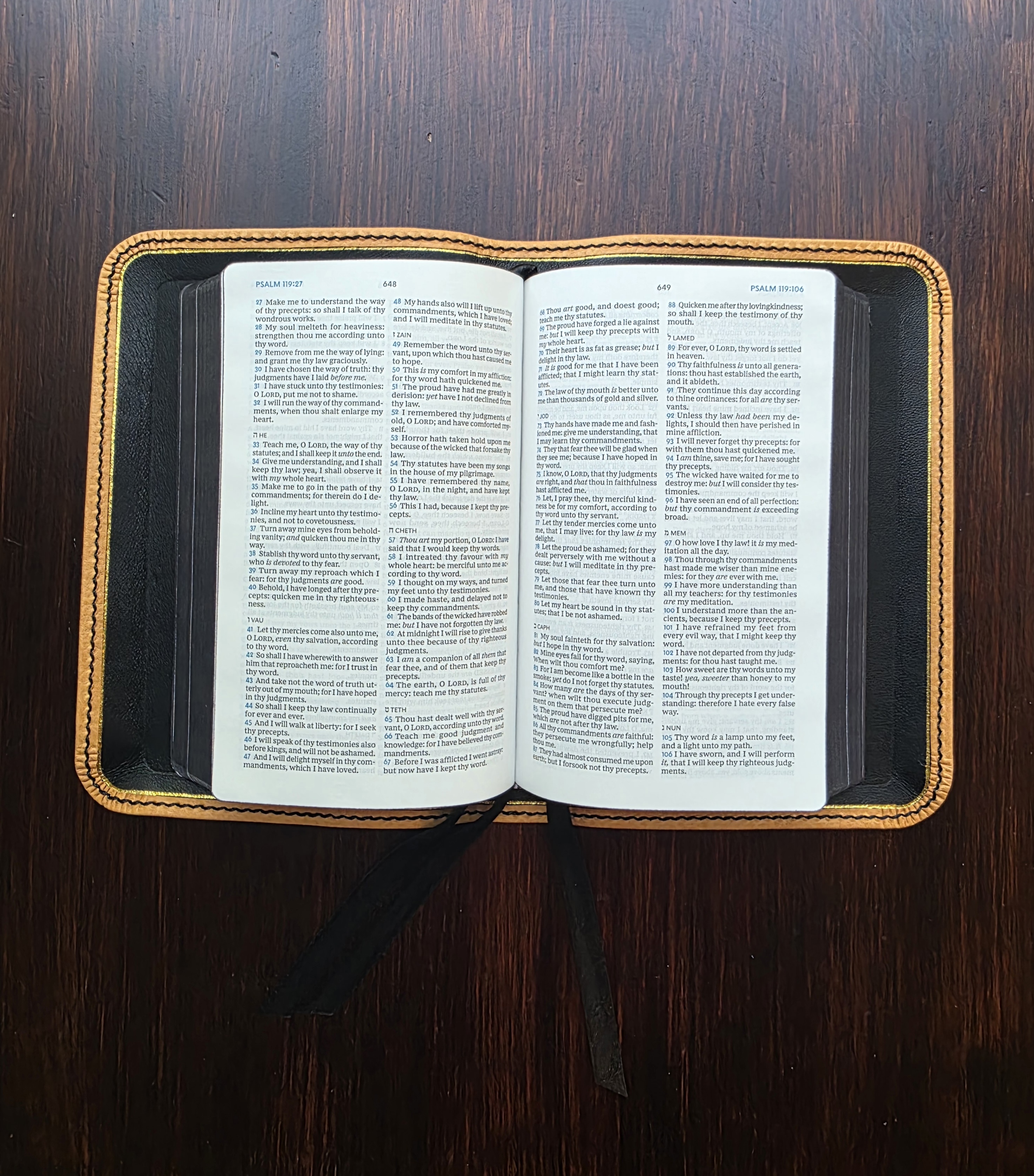 KJV Compact Maclaren Edition — Pebbled Bone